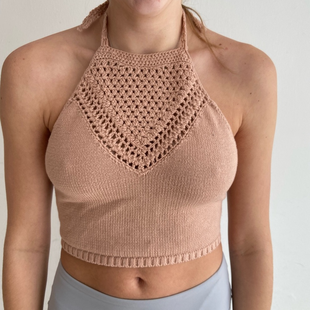 Kendall + Kylie halter top